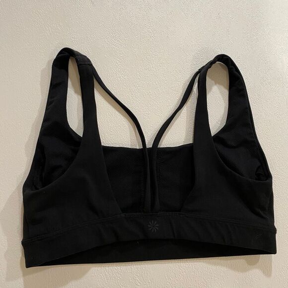 Athleta Black Strappy Sports Bra Women’s Size S - Picture 2 of 5